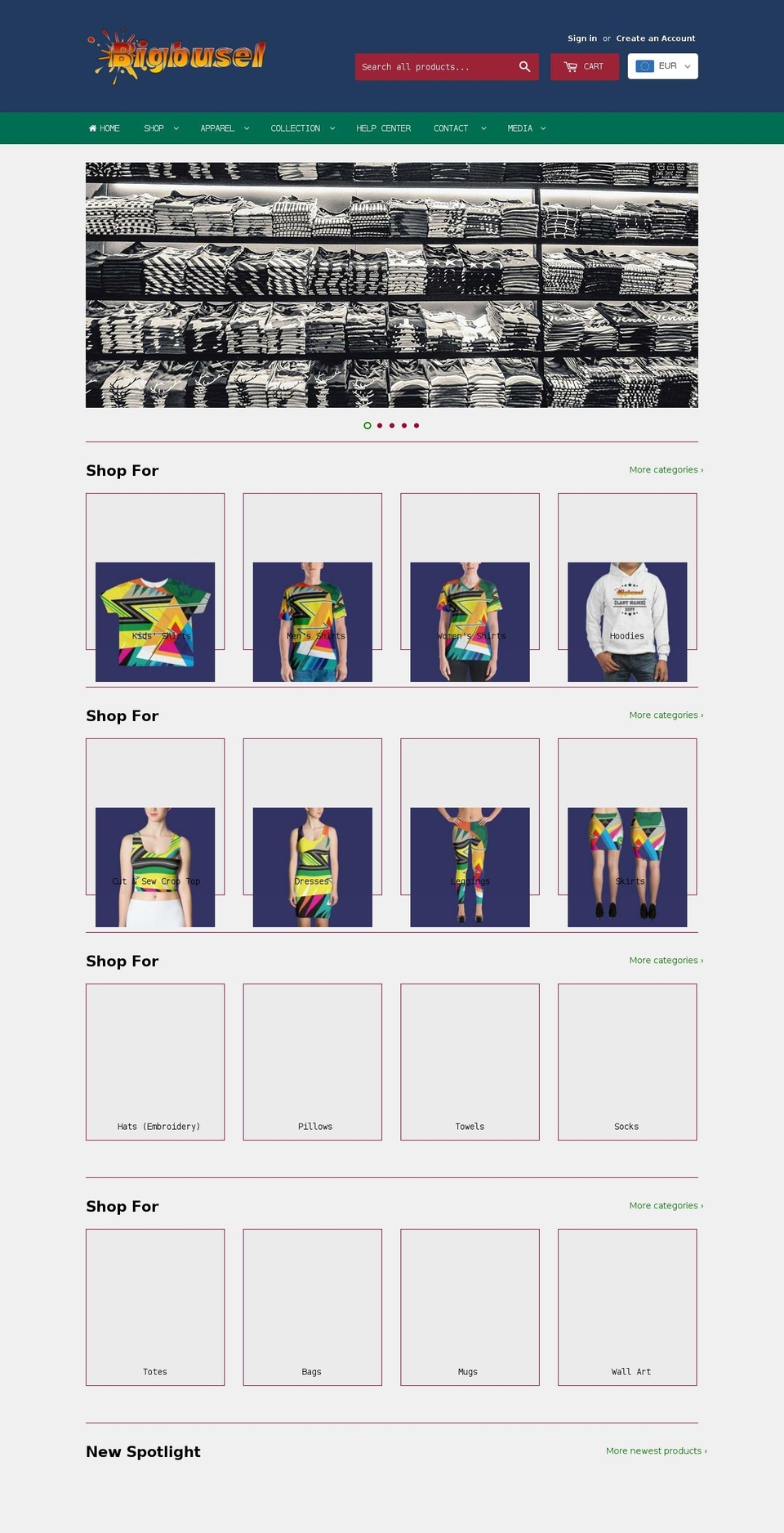 bigbusel.com — Shopify storefront screenshot