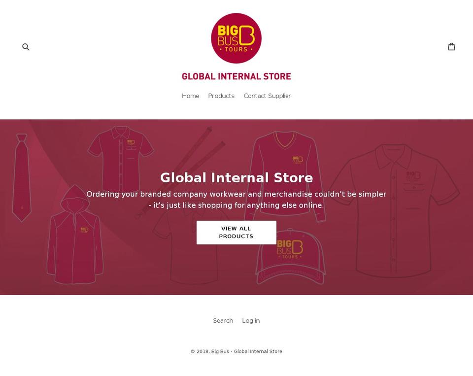 bigbusstore.com shopify website screenshot