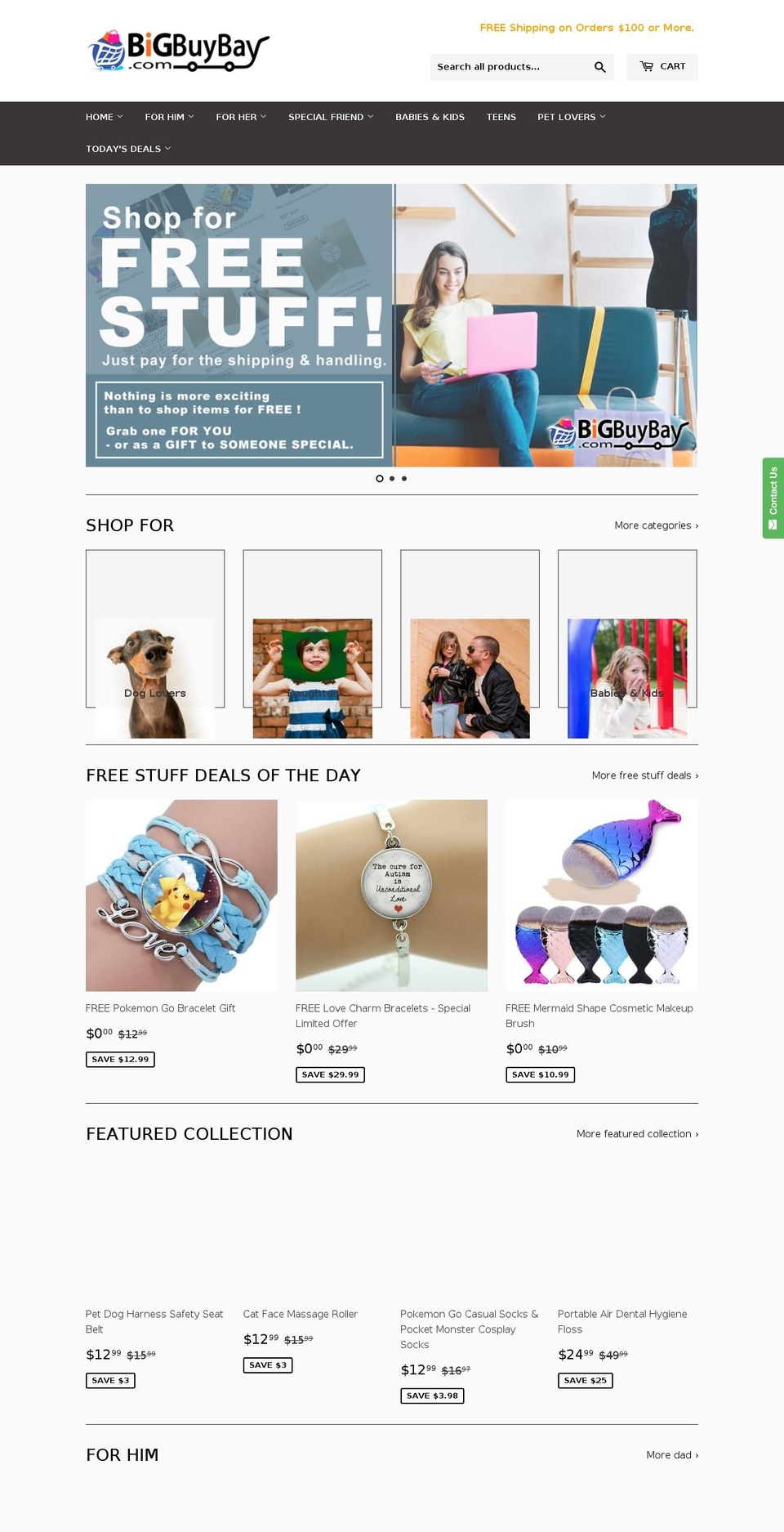 bigbuybay.com — Shopify storefront screenshot