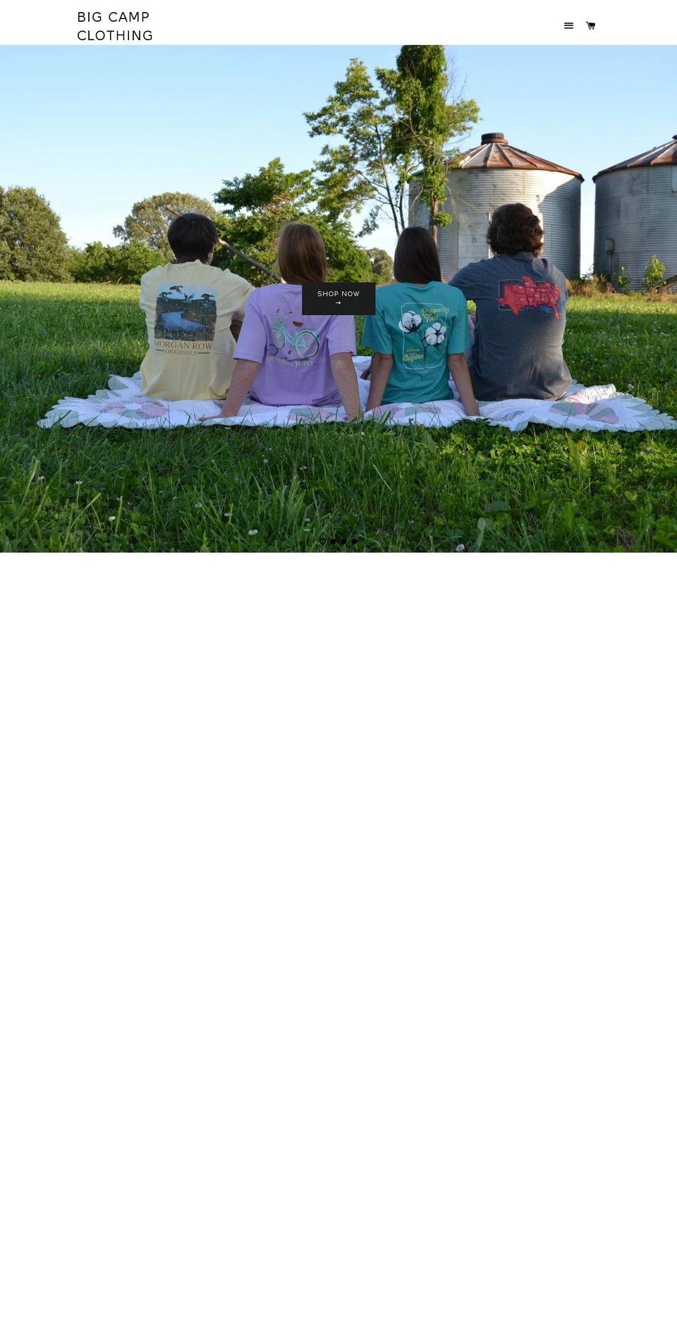 bigcampclothing.com shopify website screenshot
