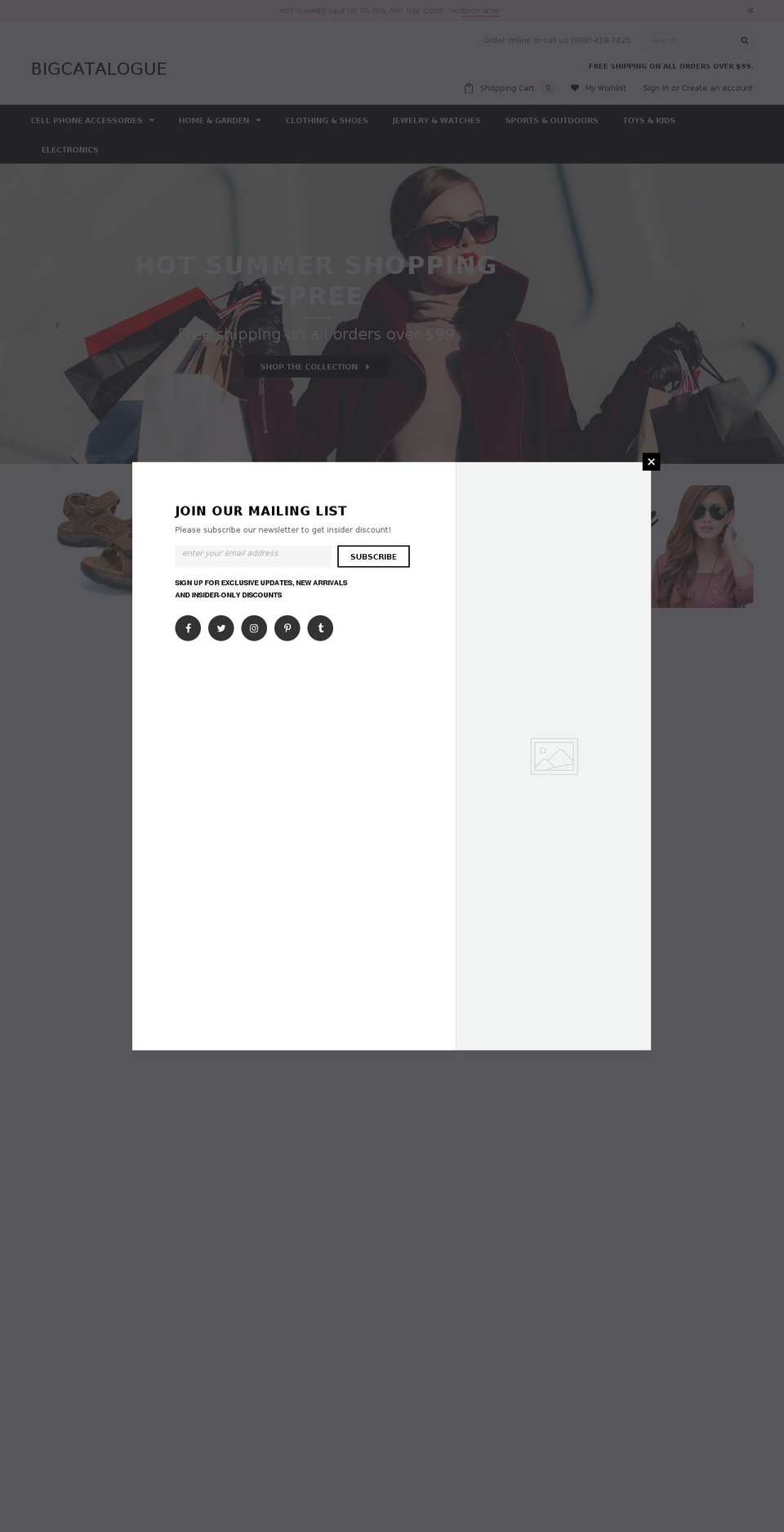 bigcatalogue.com — Shopify storefront screenshot