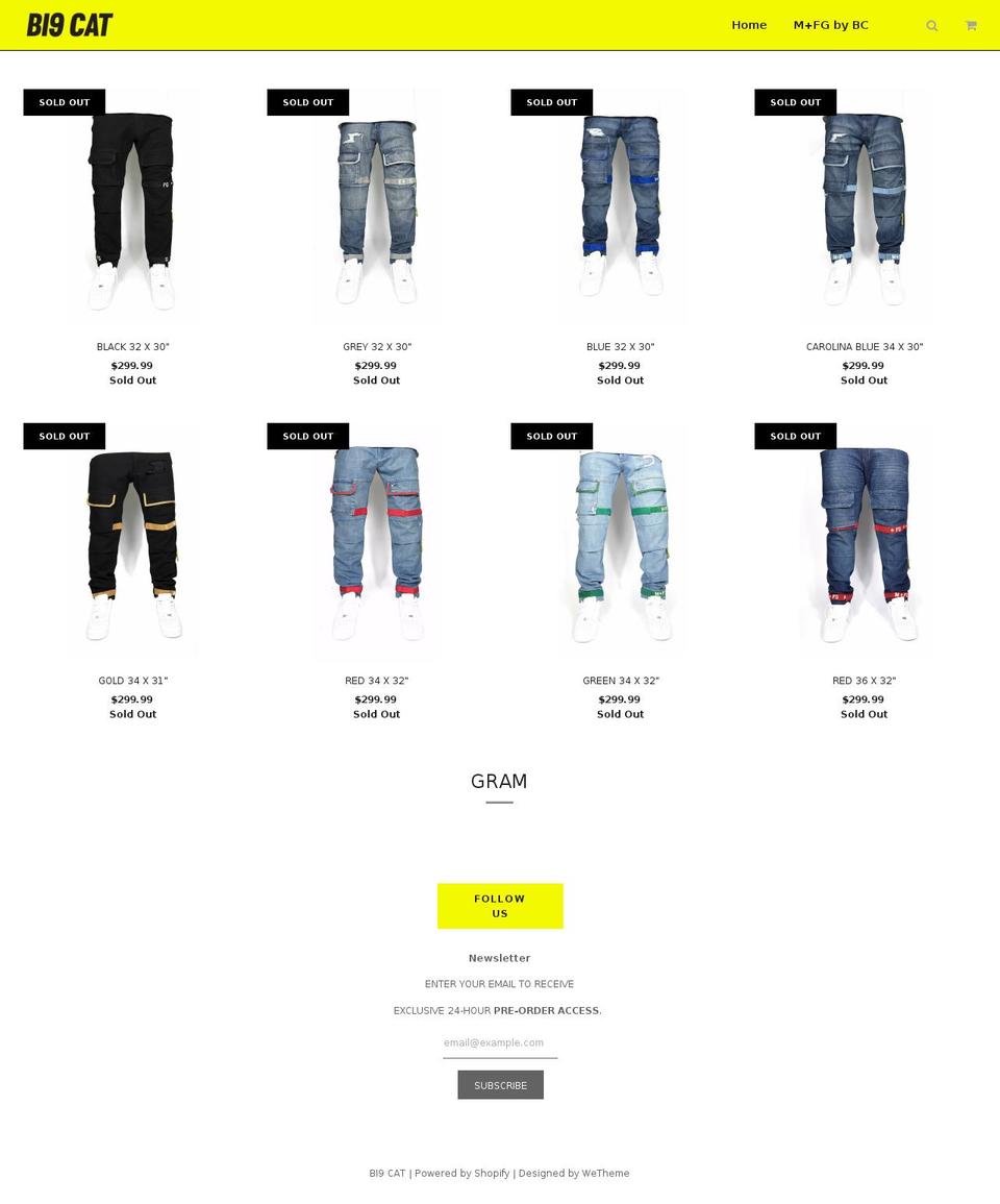 bigcatworldwide.com — Shopify storefront screenshot