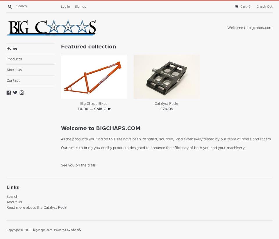 bigchaps.com — Shopify storefront screenshot