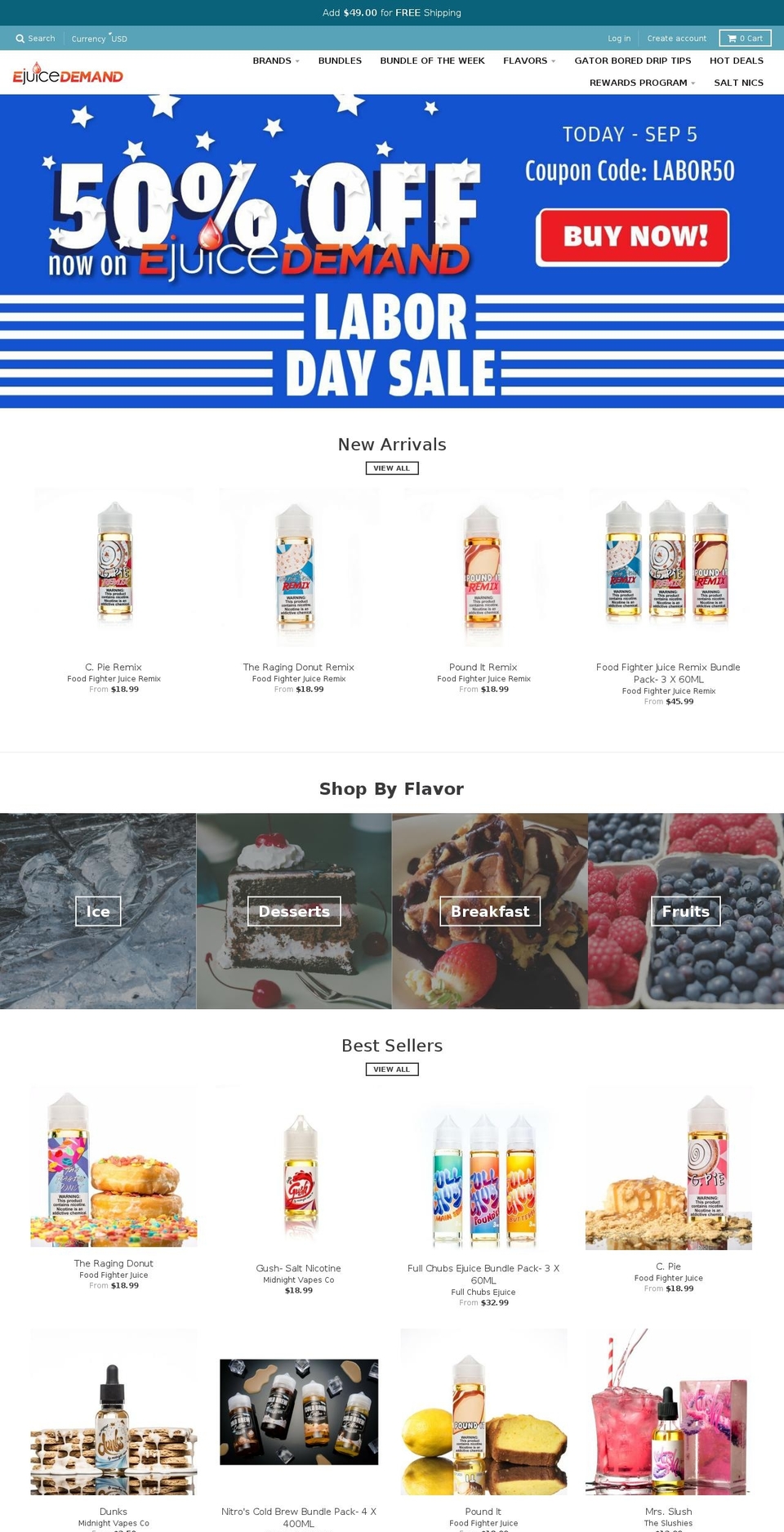 bigcheapbottle.com — Shopify storefront screenshot