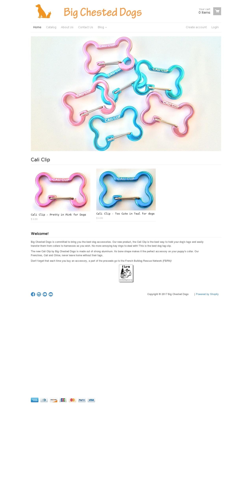 bigchesteddog.com shopify website screenshot