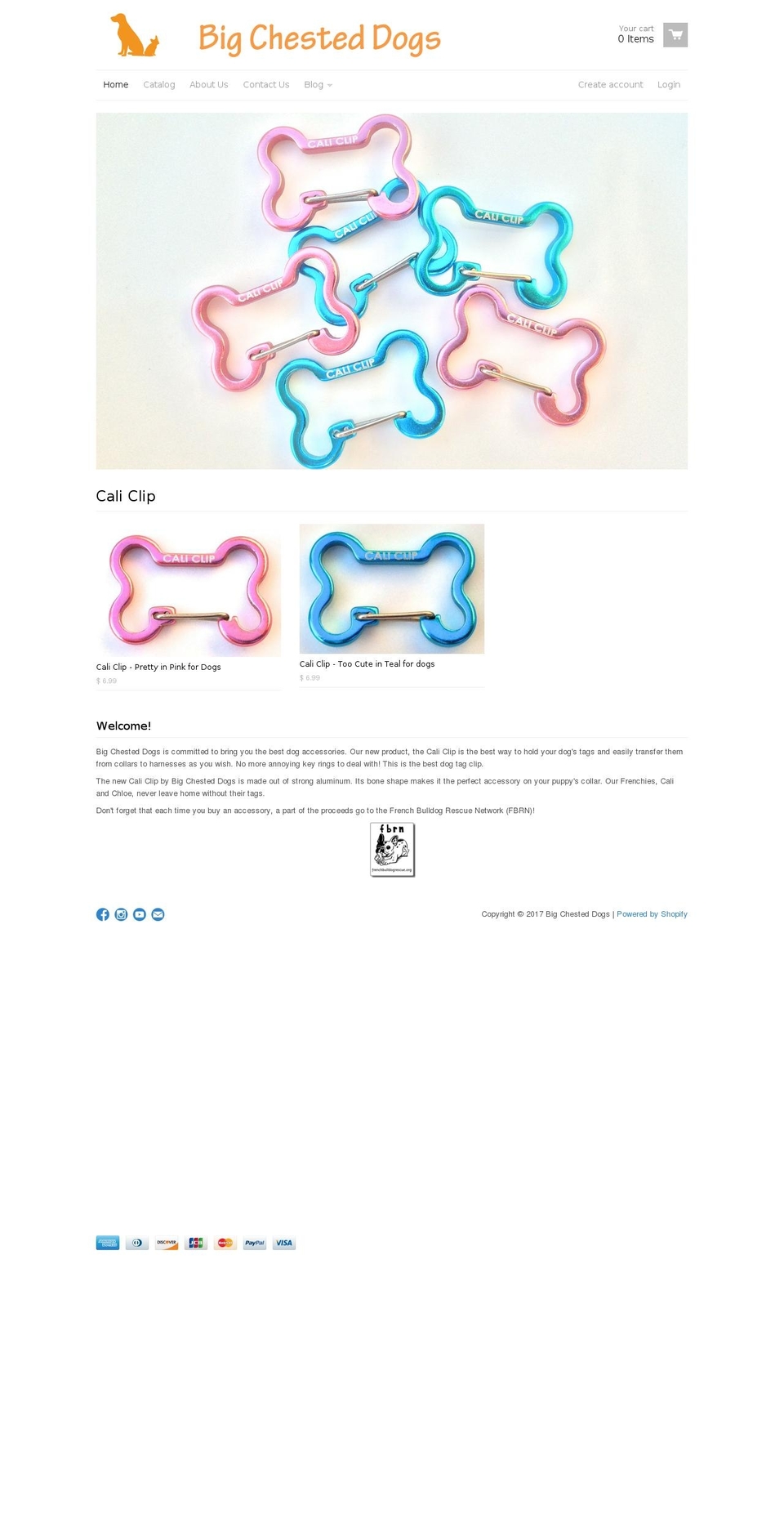 bigchesteddogs.com shopify website screenshot