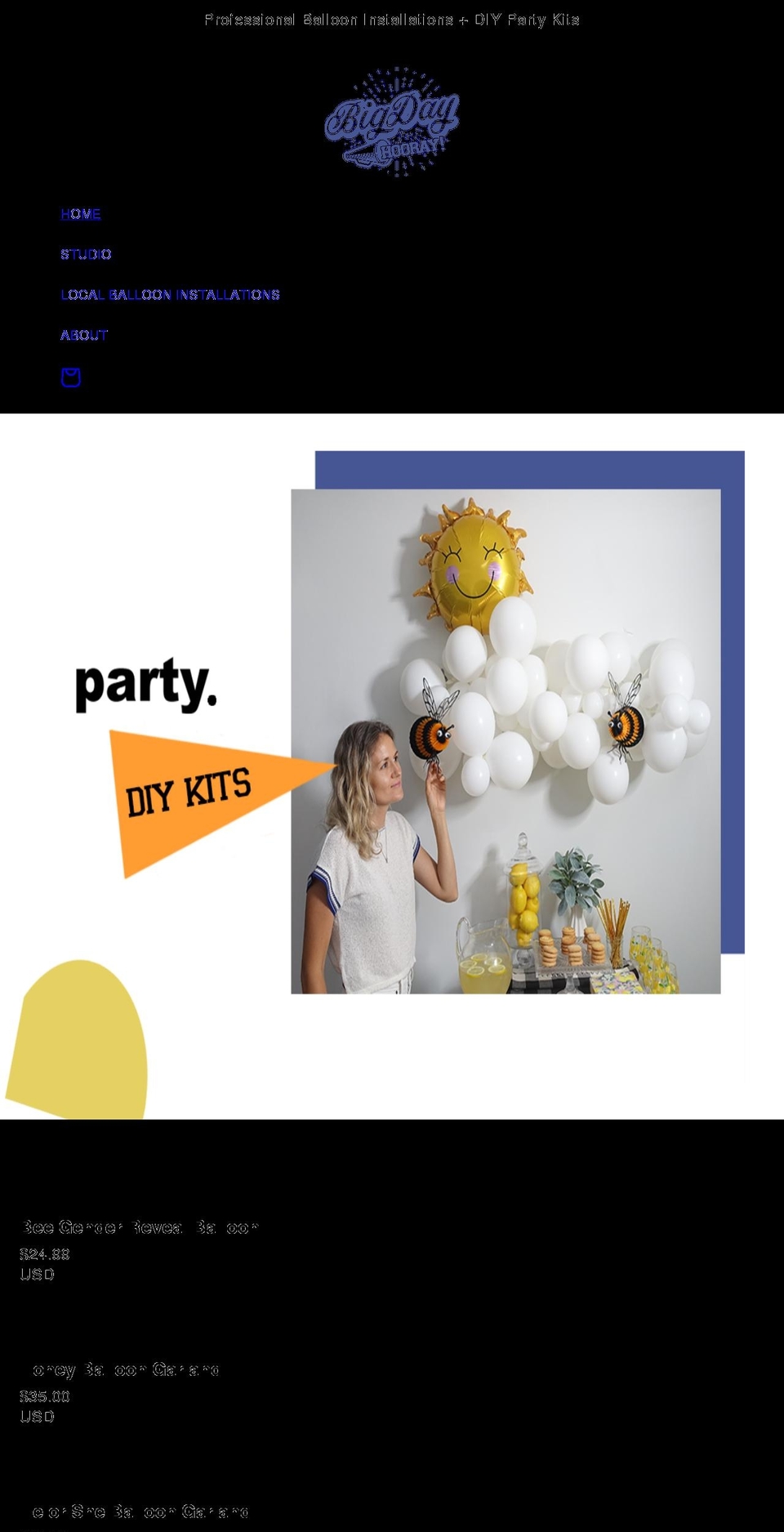 bigdayhooray.com shopify website screenshot