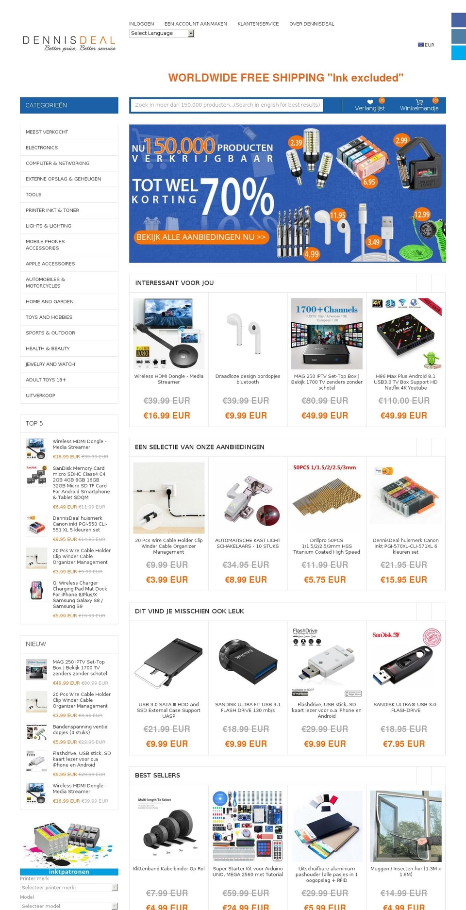 Dennis Deal 1.2 Shopify theme site example bigdennis.org