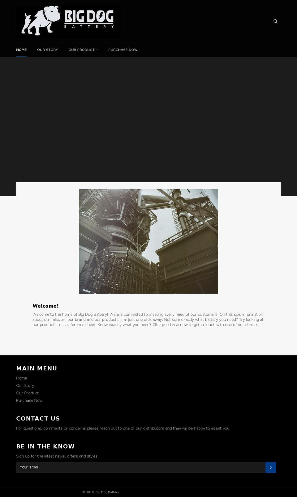 bigdogbattery.com — Shopify storefront screenshot