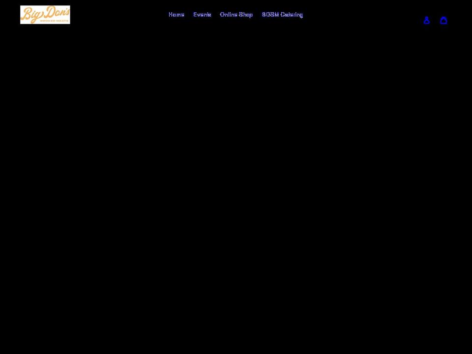 bigdons.com.au shopify website screenshot