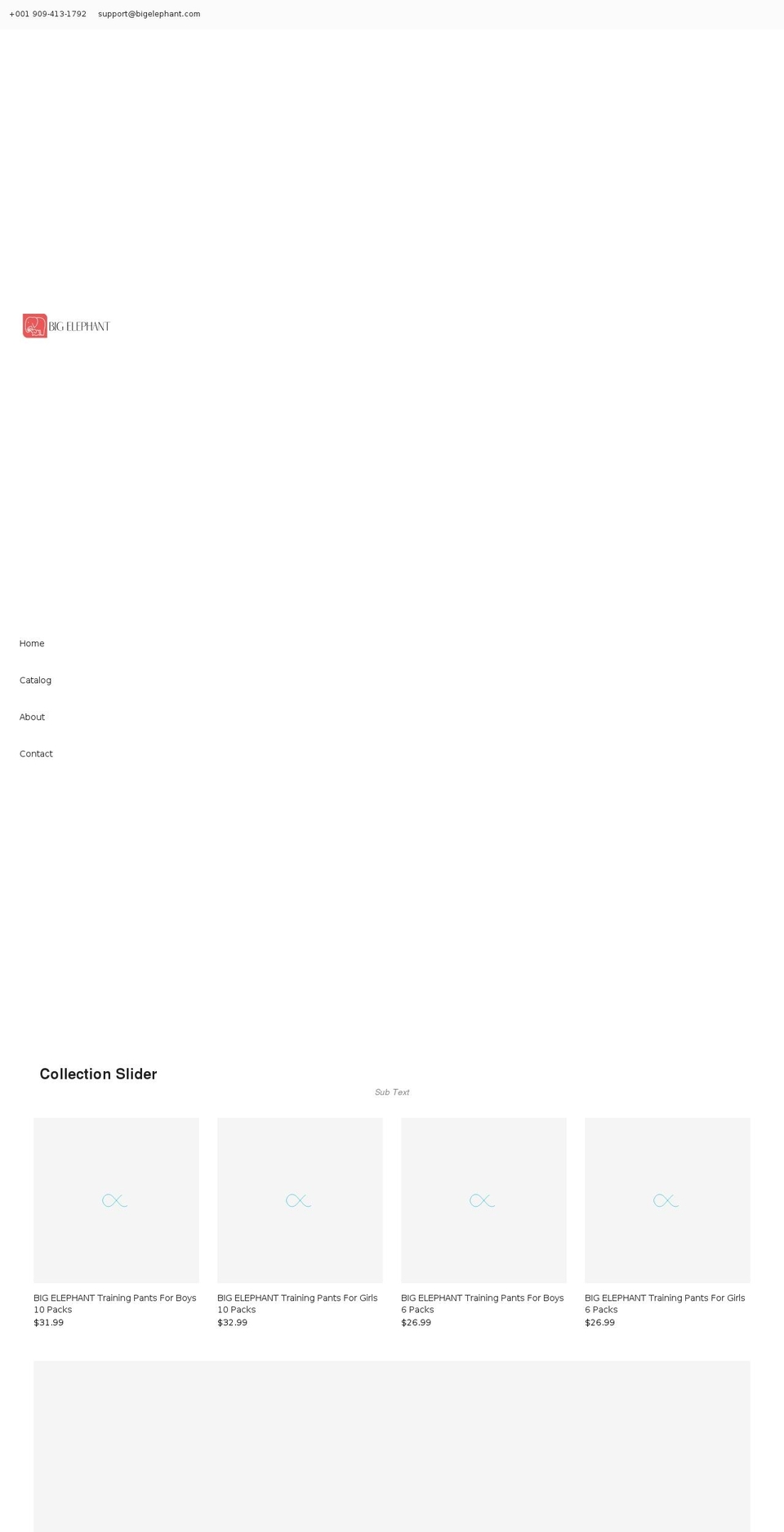 bigelephant.com shopify website screenshot