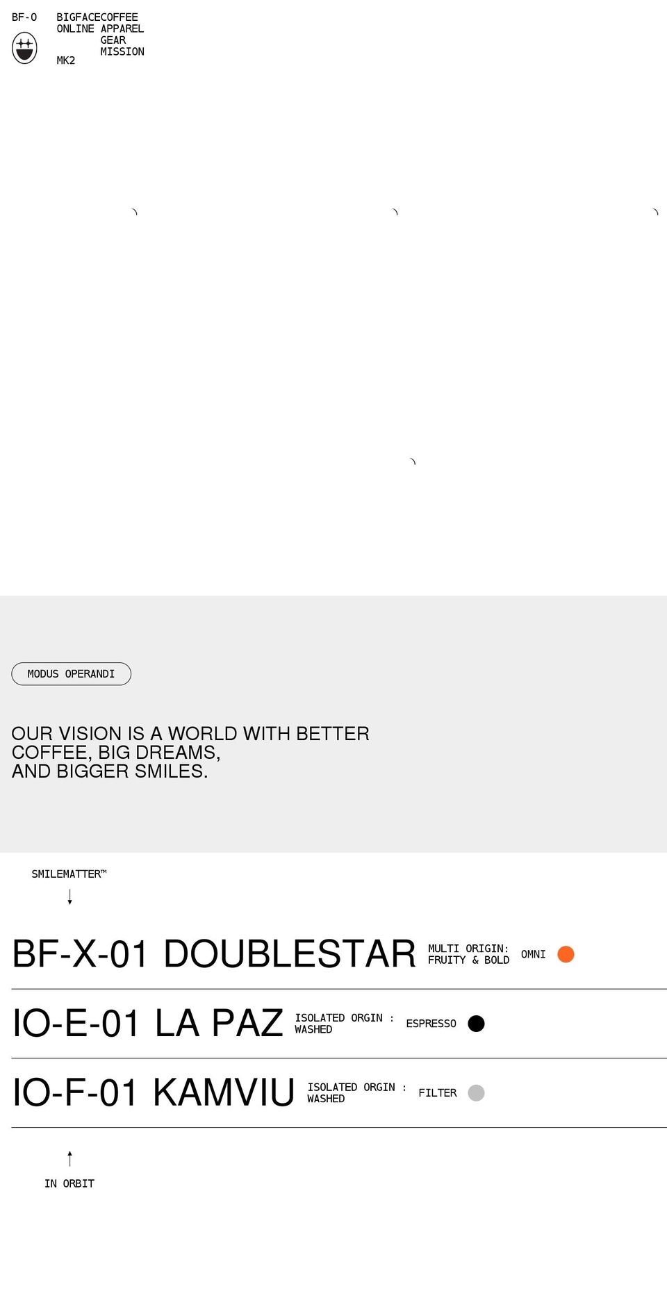 bigfacebrand.com shopify website screenshot