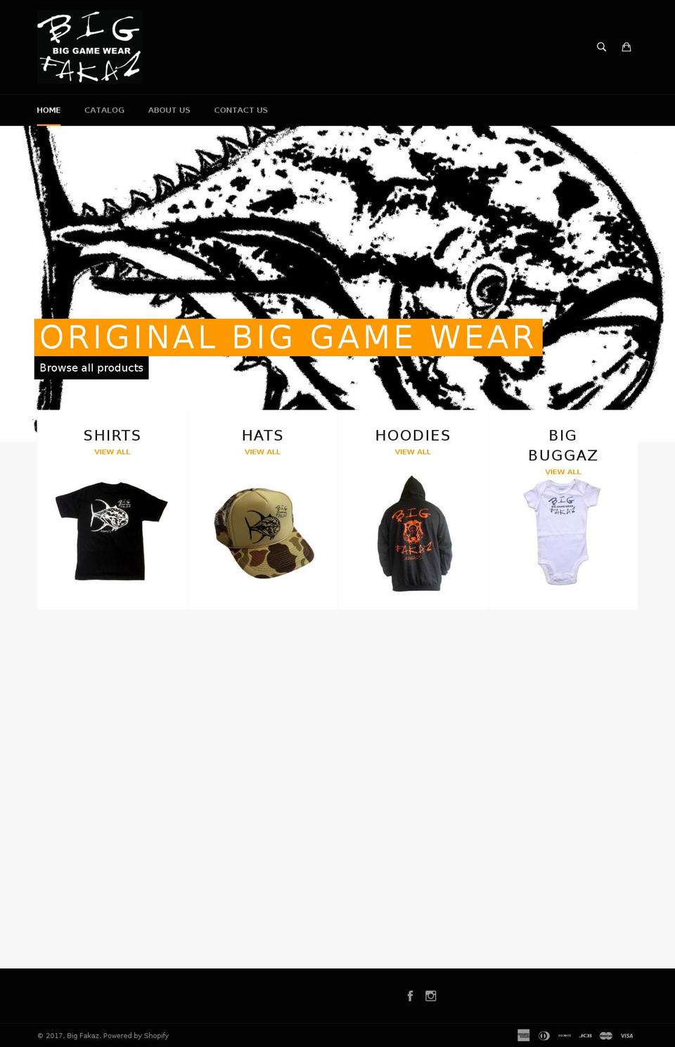 bigfakaz.com shopify website screenshot