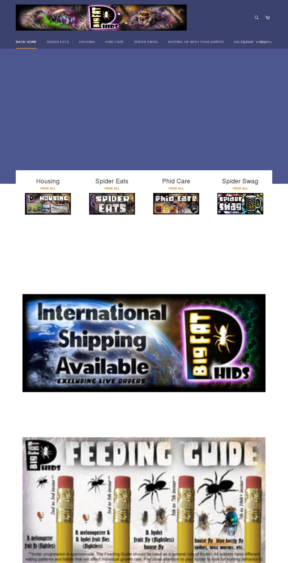 bigfatphids.com — Shopify storefront screenshot