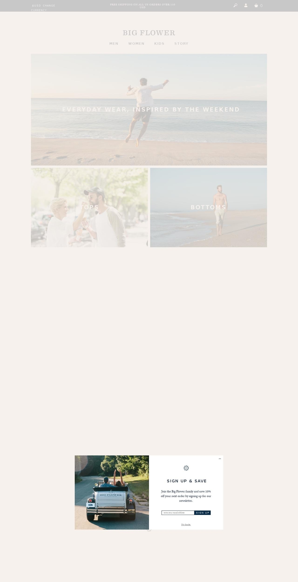 bigflower.com shopify website screenshot