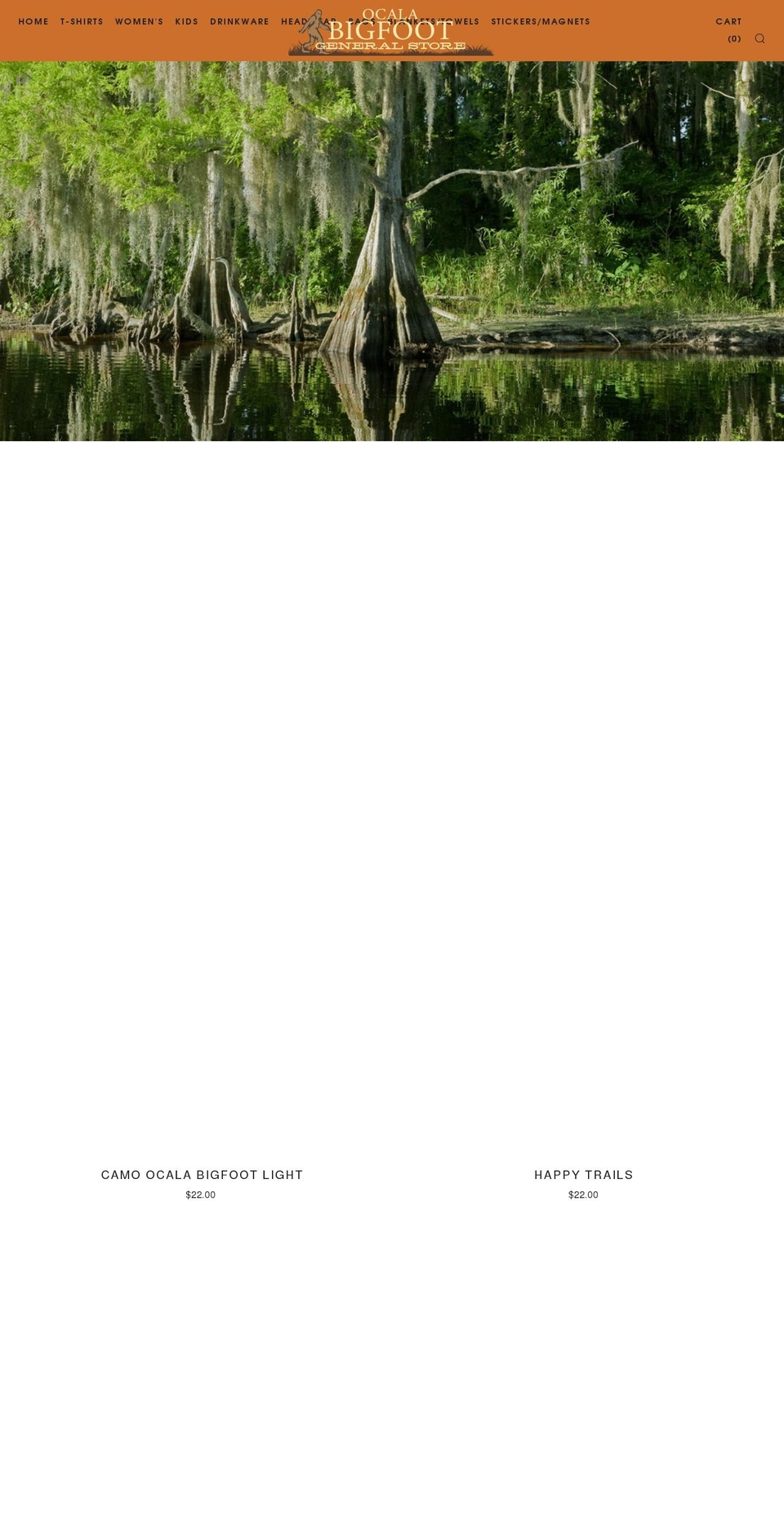 bigfootgeneralstore.com shopify website screenshot