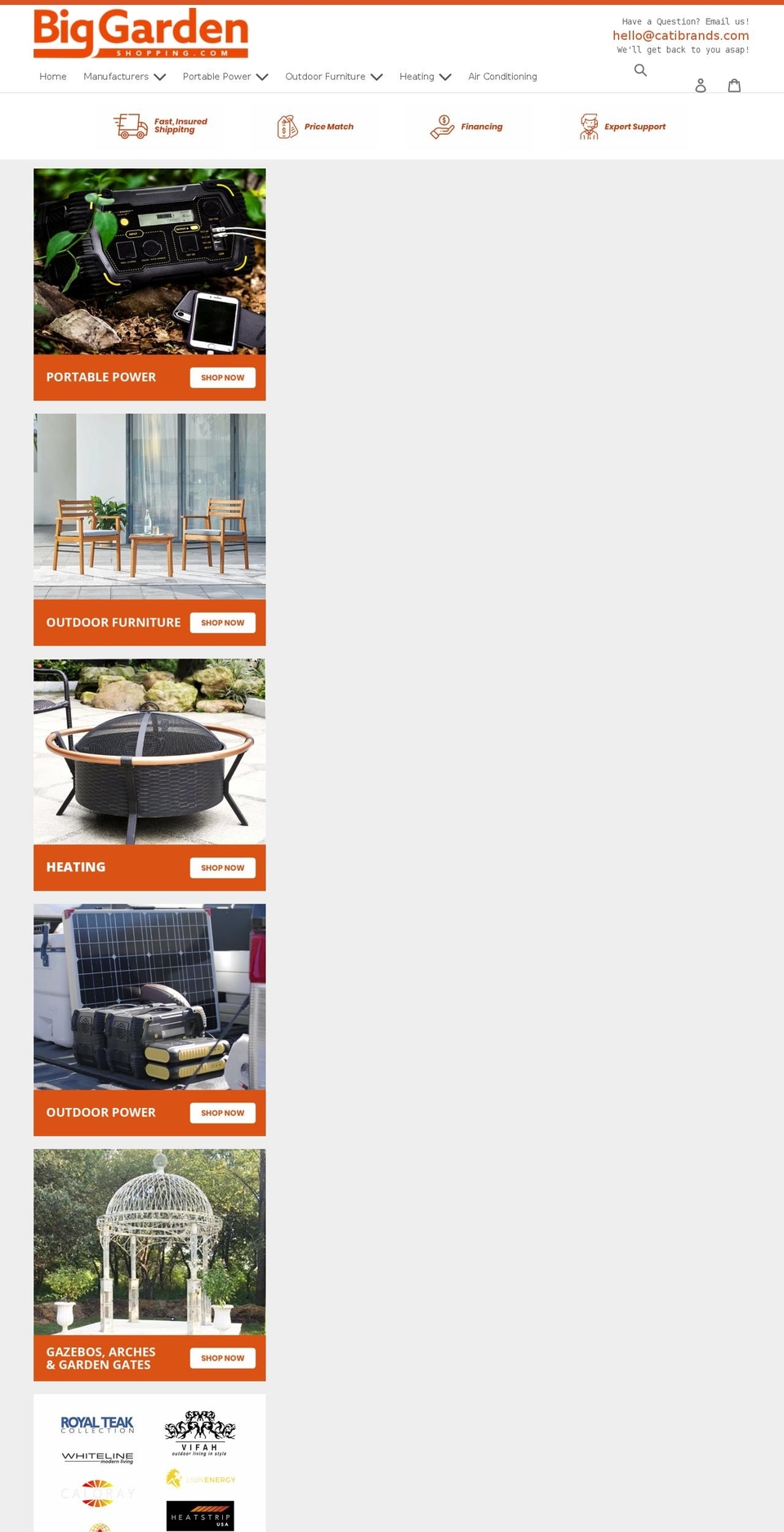 New-dsl-theme- Shopify theme site example biggardenshopping.com