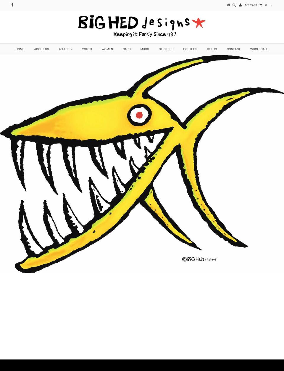 bighedonline.com shopify website screenshot