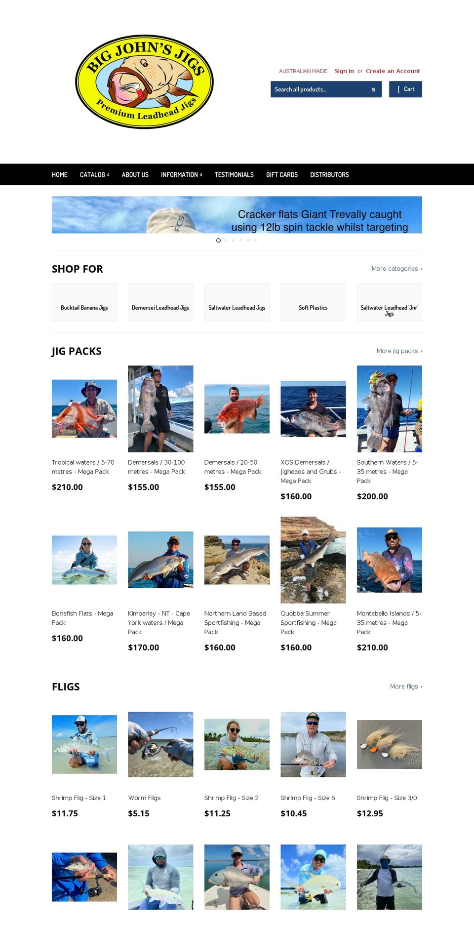 bigjohnsjigs.com.au shopify website screenshot