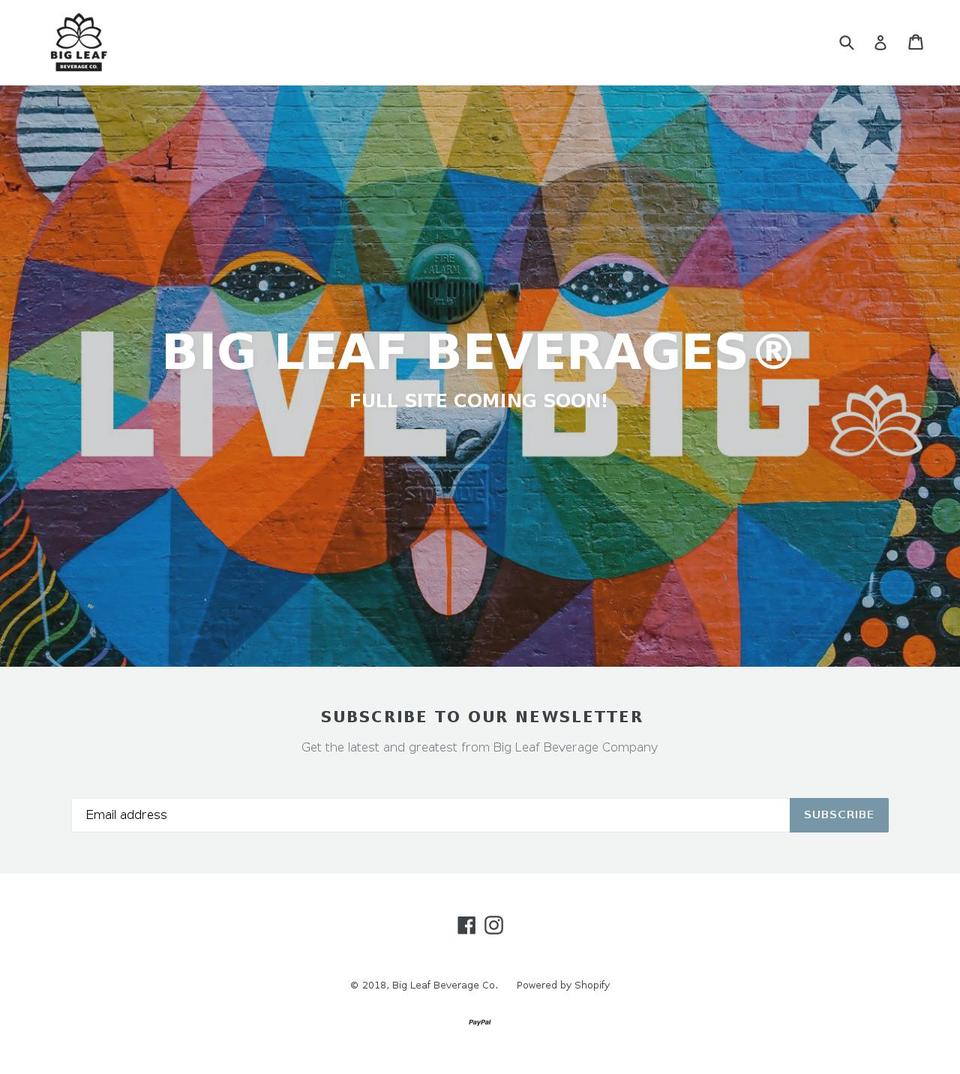 bigleafalchemy.com — Shopify storefront screenshot