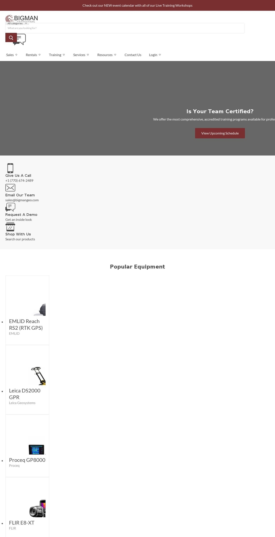 bigmangeo.com shopify website screenshot