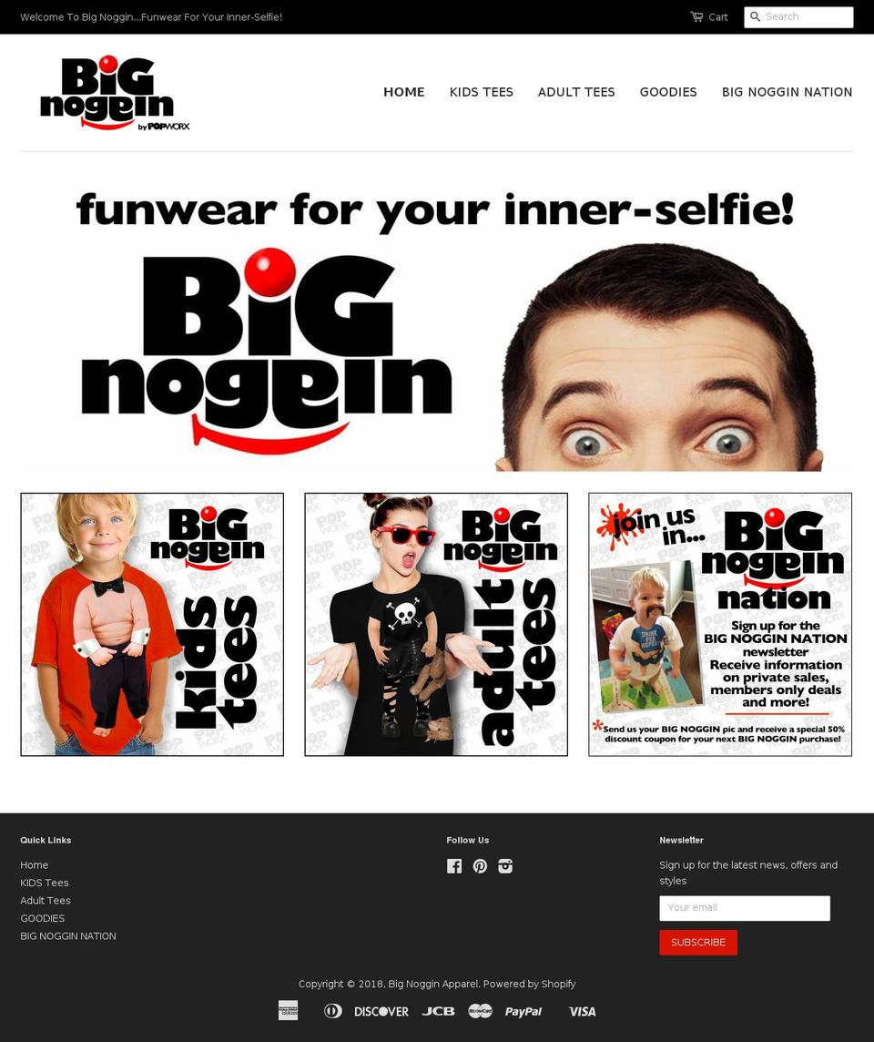 bignogginapparel.com — Shopify storefront screenshot