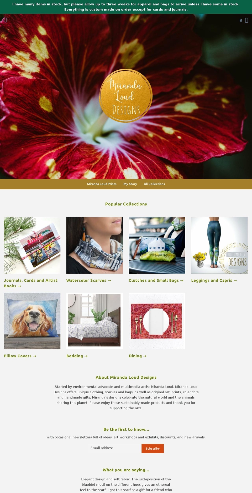 bigorangecatdesigns.com — Shopify storefront screenshot