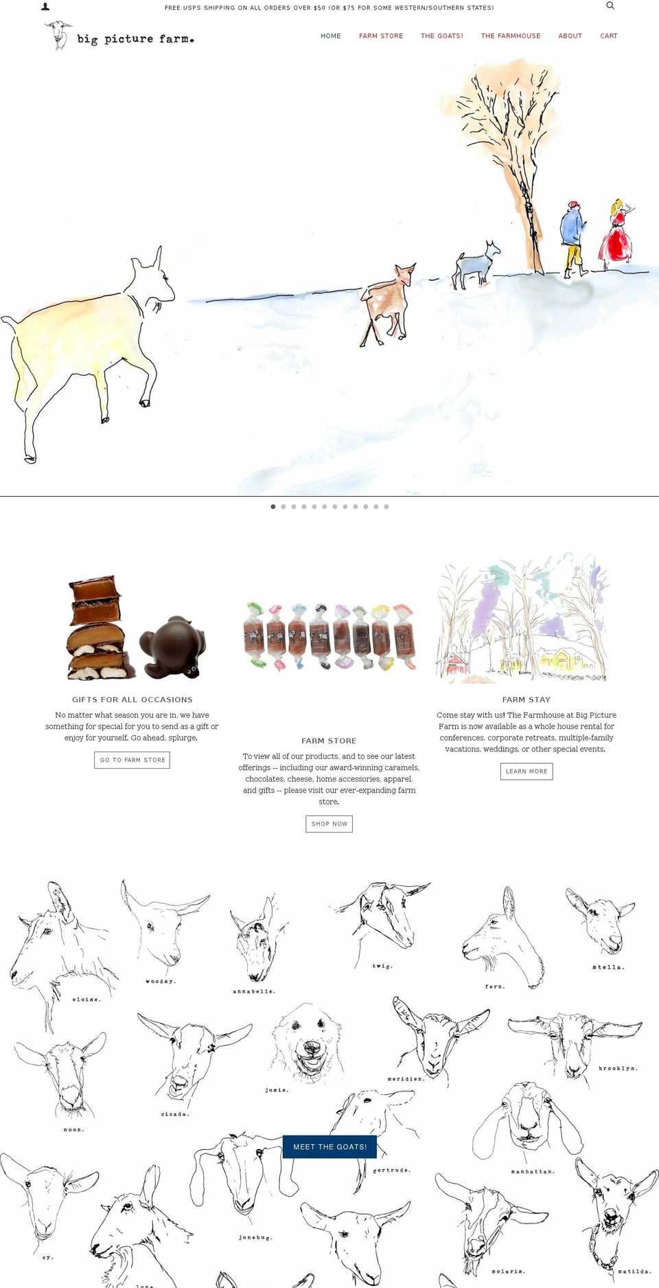 bigpicturefarm.com — Shopify storefront screenshot