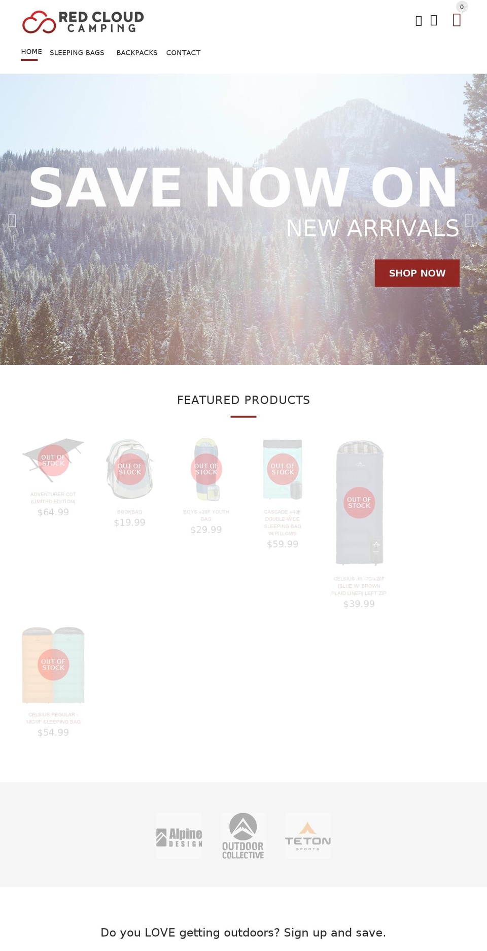 install-me-yourstore-v2-1-8 Shopify theme site example bigriveroutpost.com