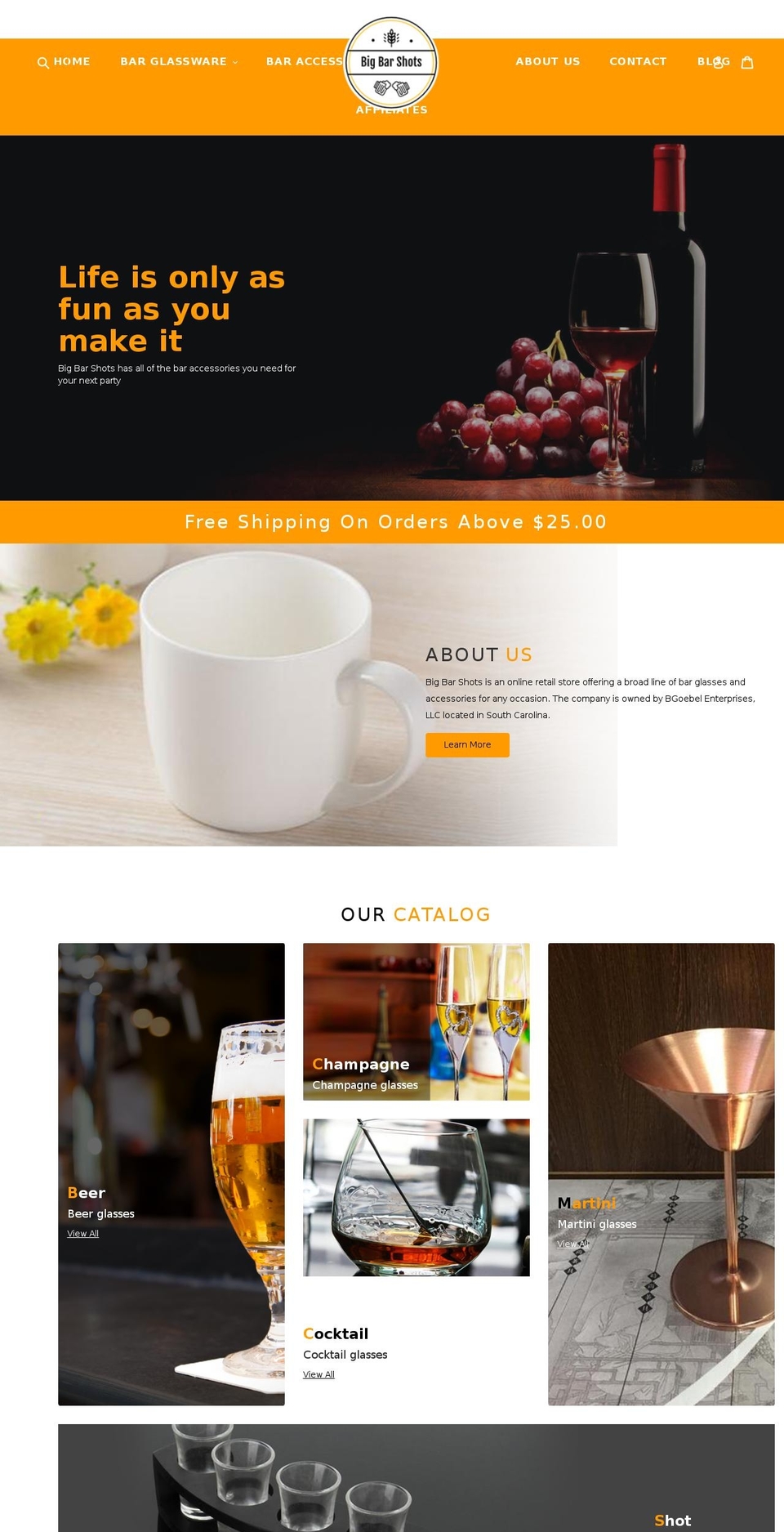 bigshots.store shopify website screenshot