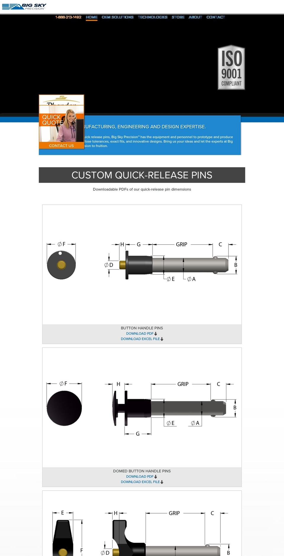 bigskyprecision.com shopify website screenshot