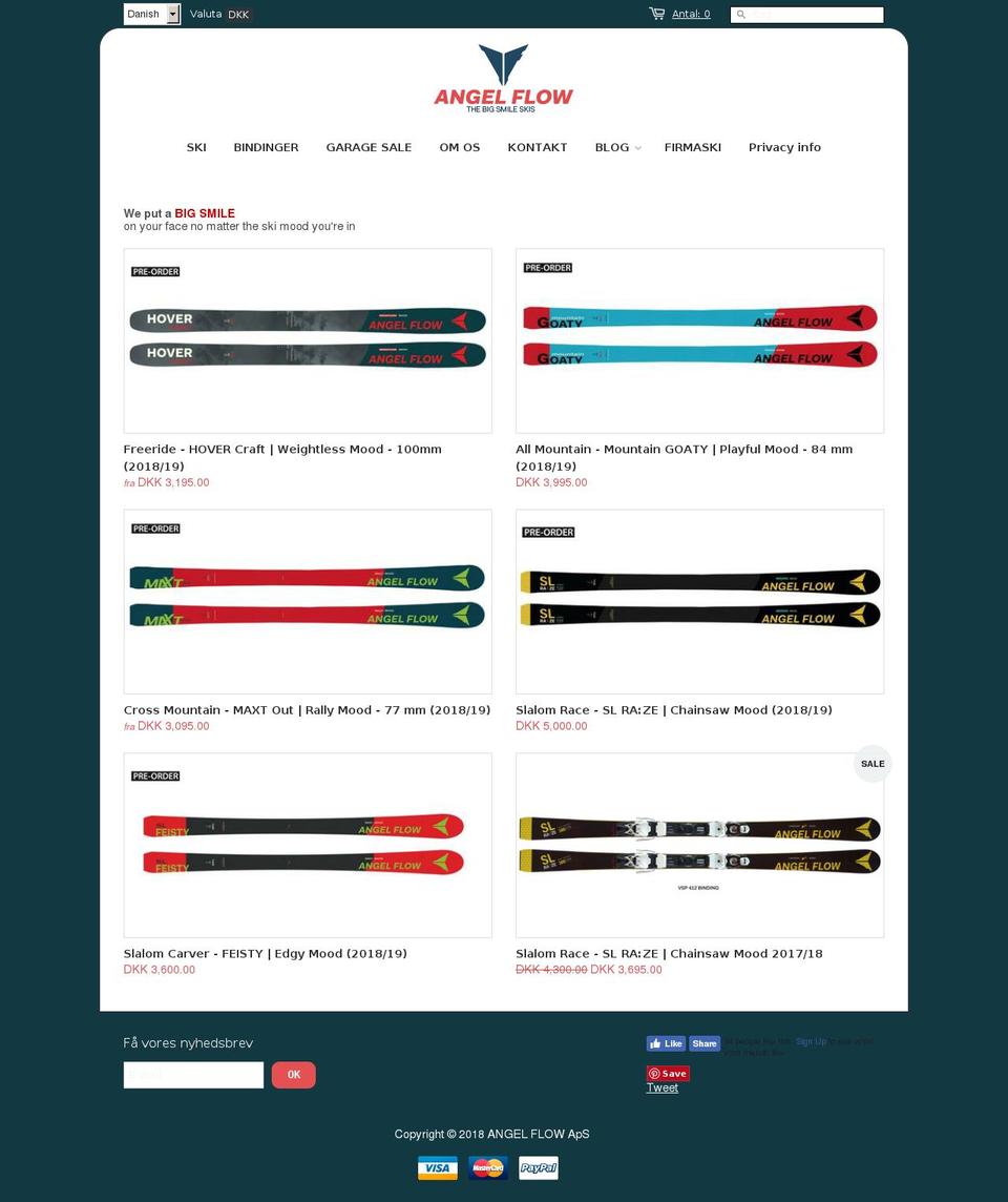 bigsmileskiing.com — Shopify storefront screenshot