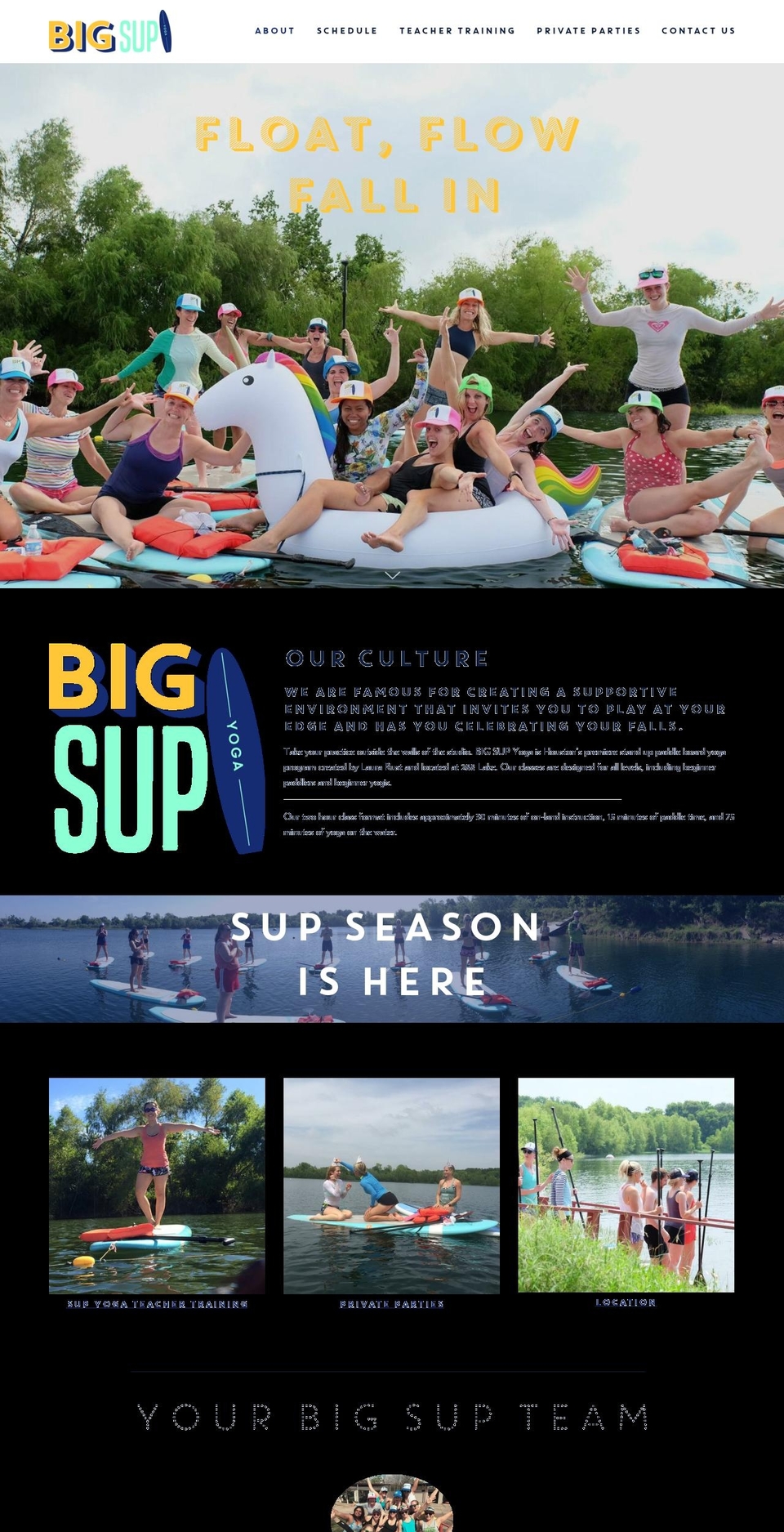 bigsupyoga.com — Shopify storefront screenshot