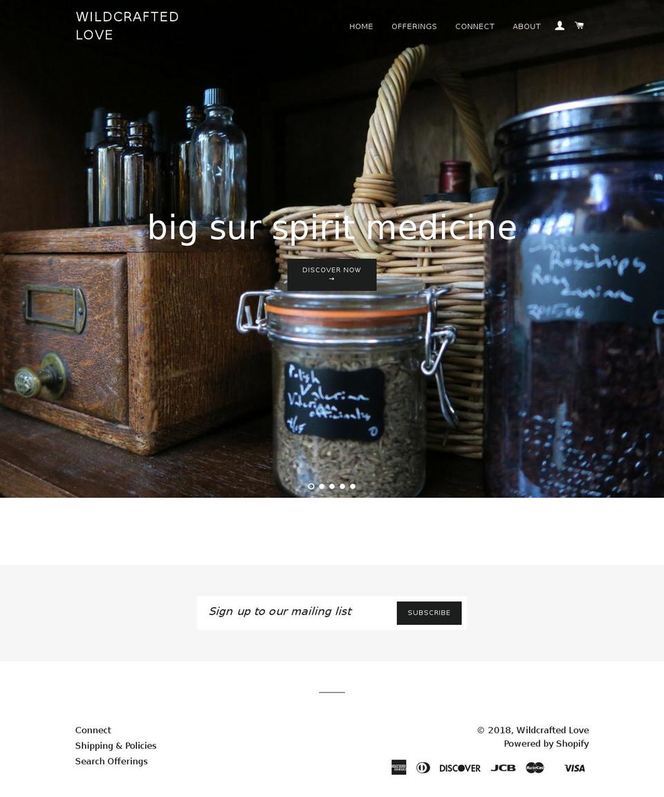 bigsurspiritmedicine.com — Shopify storefront screenshot