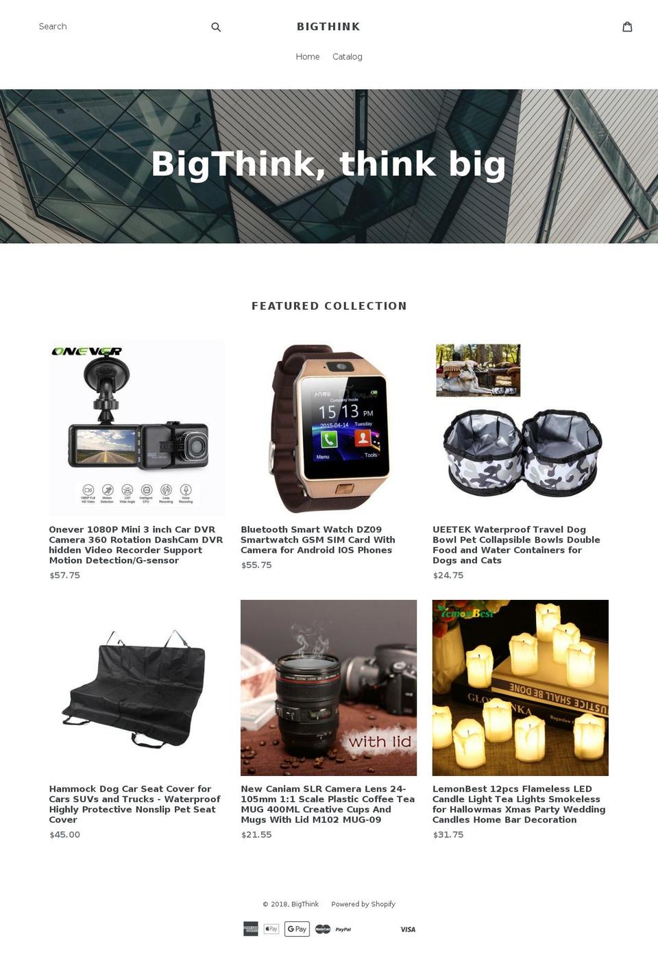 bigthink.co shopify website screenshot