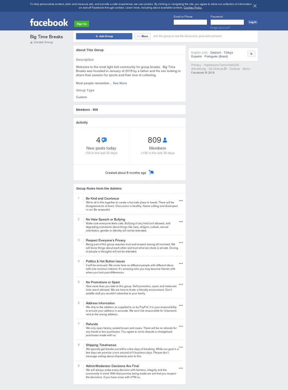 bigtimebreaks.com — Shopify storefront screenshot