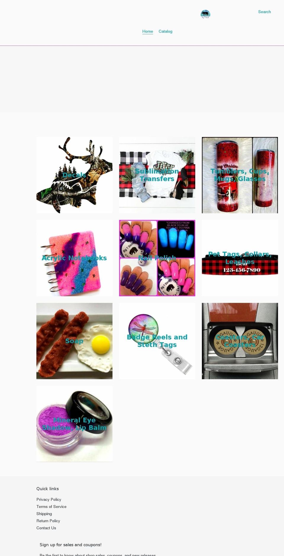bigtranchcolorado.com shopify website screenshot