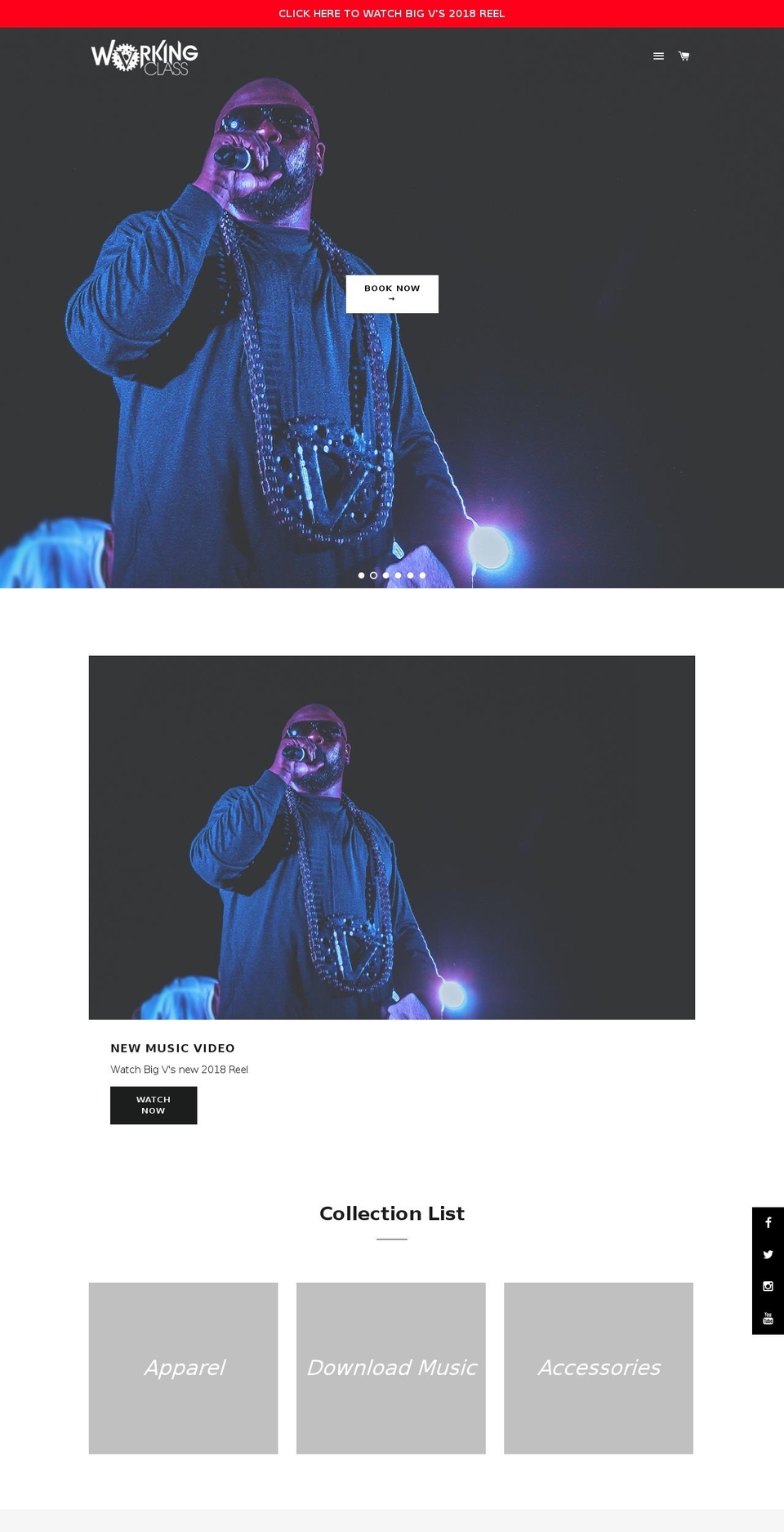 bigvofnappyroots.com — Shopify storefront screenshot