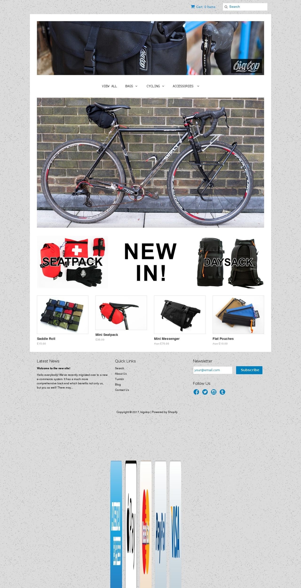 bigxtop.com shopify website screenshot