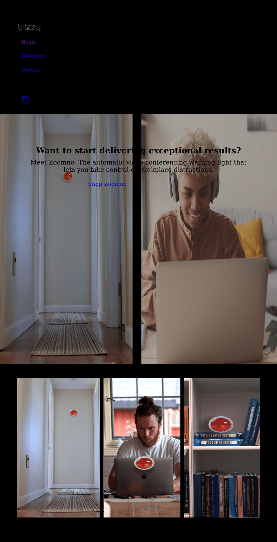 biizzy.com shopify website screenshot