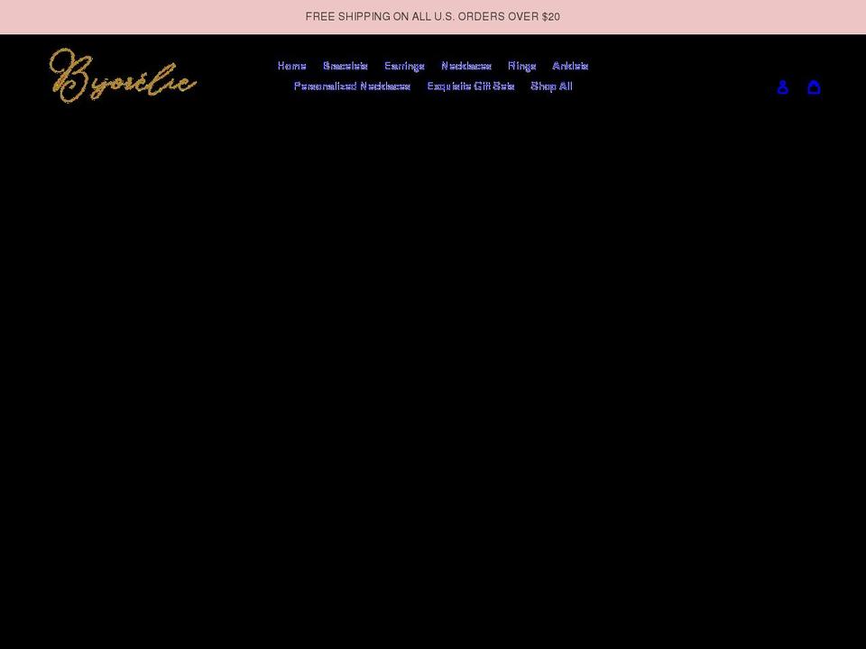 bijorelie.com shopify website screenshot