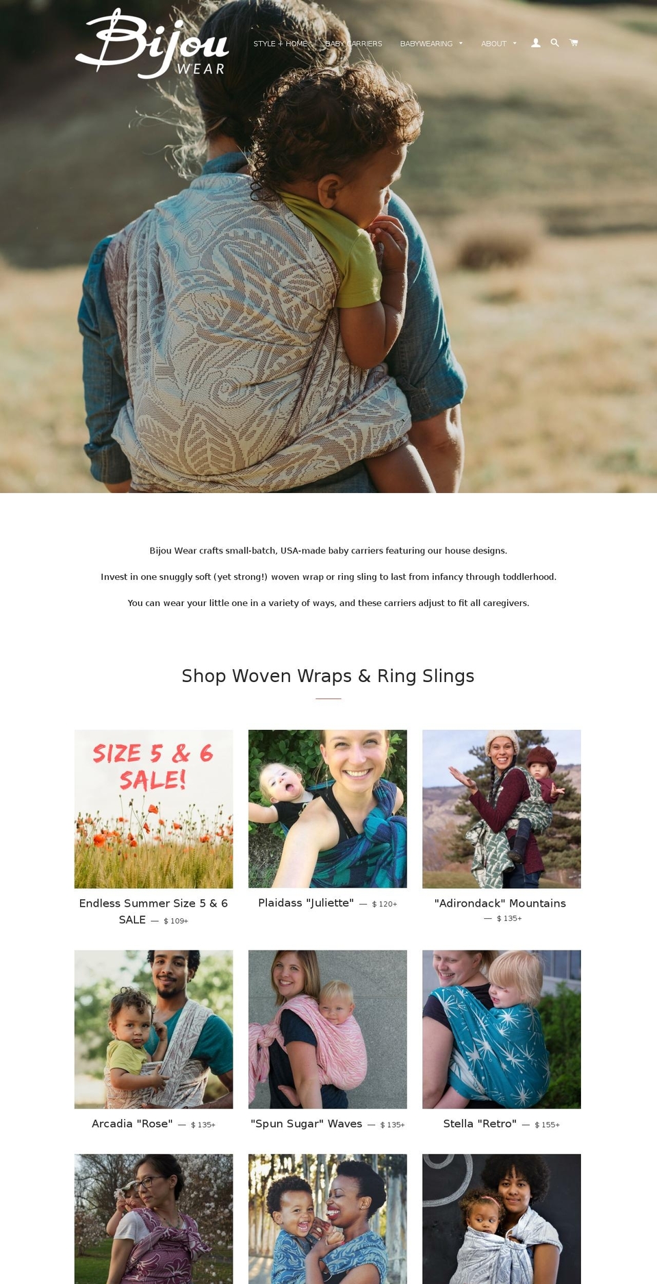 bijoubasics.com — Shopify storefront screenshot