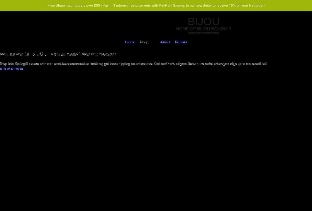 bijouboudoir.com shopify website screenshot