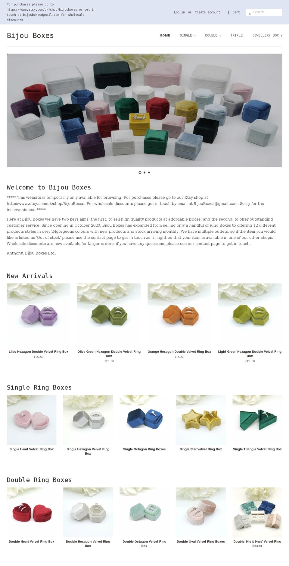 bijouboxes.com shopify website screenshot