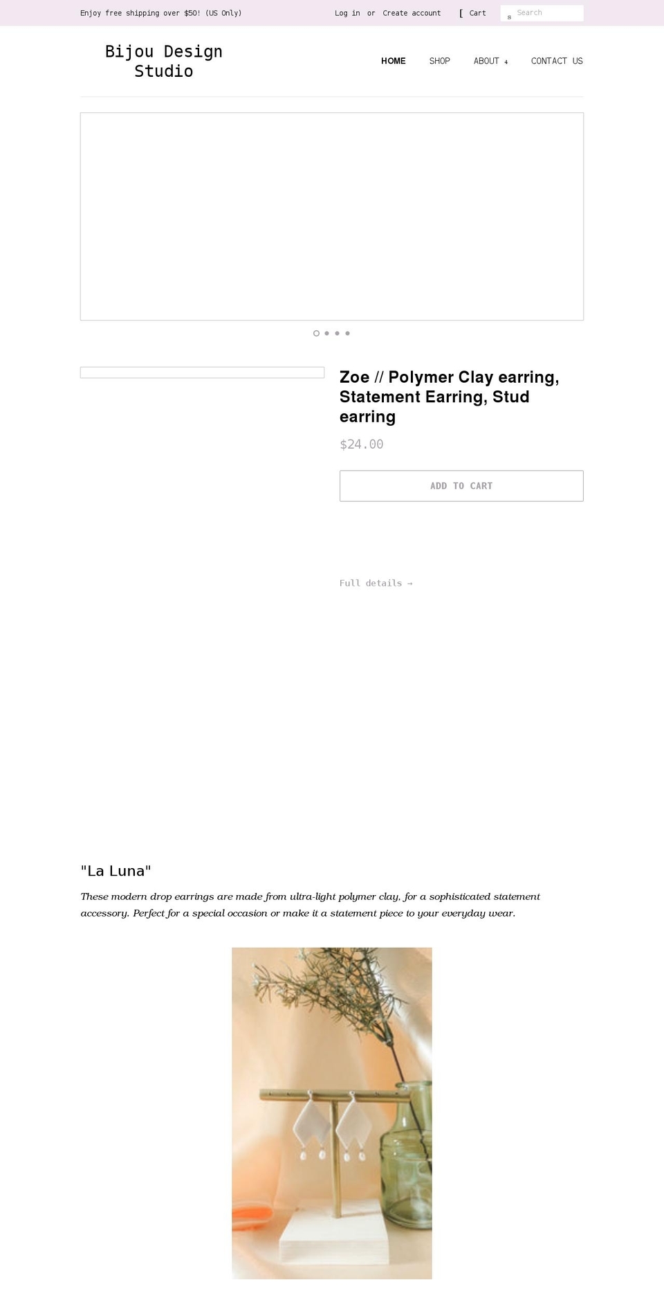 bijoudesignstudio.com shopify website screenshot