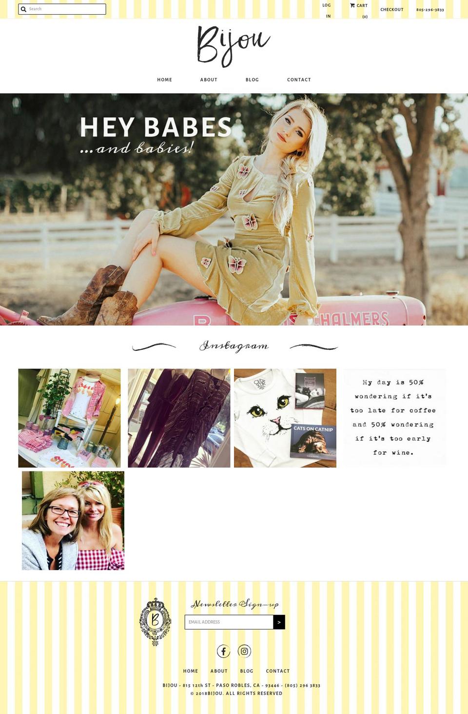[ST Dev] Shopify theme site example bijouonthepark.com