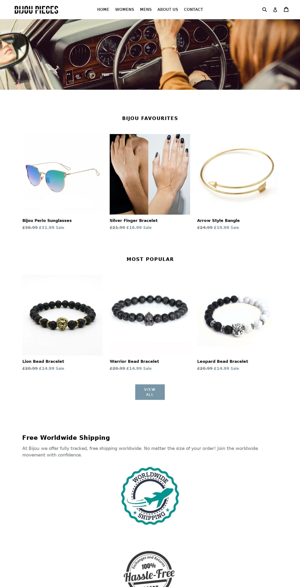 bijoupieces.com — Shopify storefront screenshot