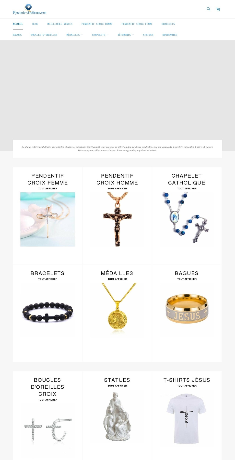 bijouterie-chretienne.com shopify website screenshot