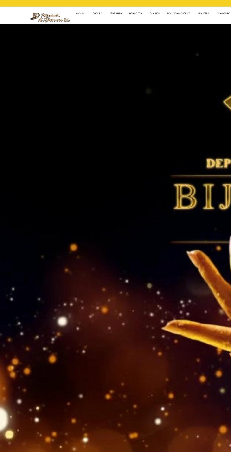 bijouterieperron.com shopify website screenshot