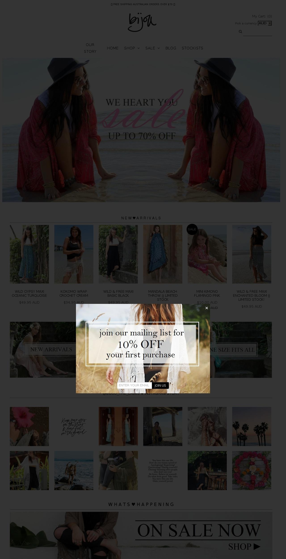 bijouthelabel.com shopify website screenshot